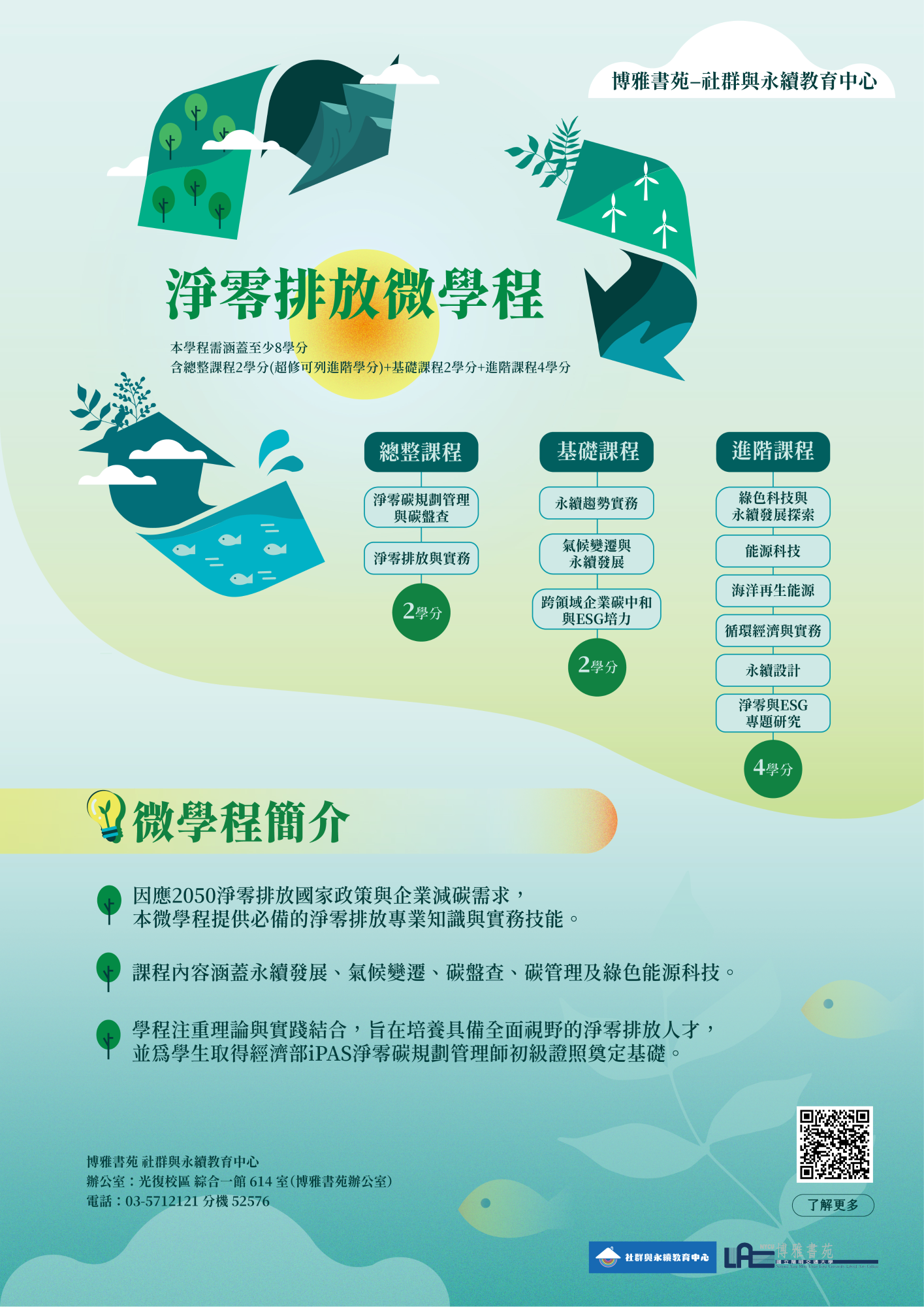 淨零排放微學程